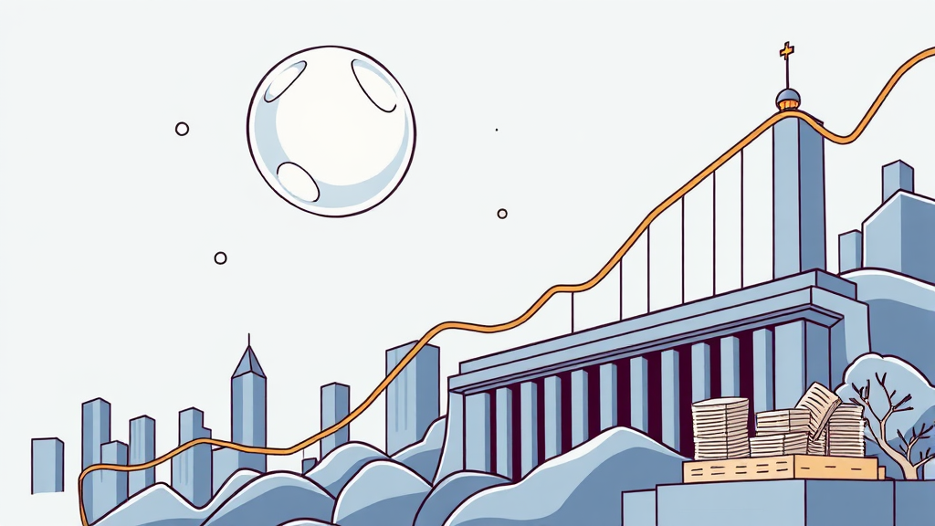 시장 흐름 및 투자 심리 (illustration 스타일)