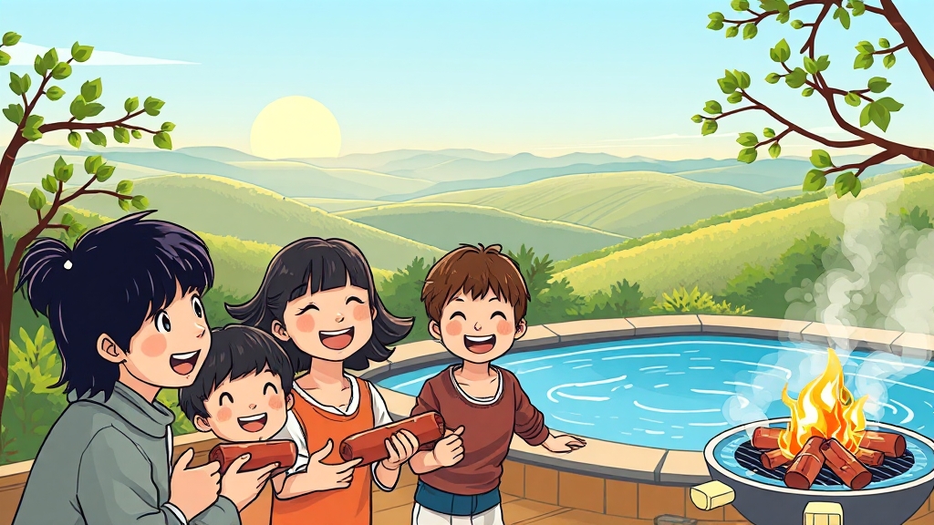 가족/친구와 추억 만들기 팁 (cartoon 스타일)