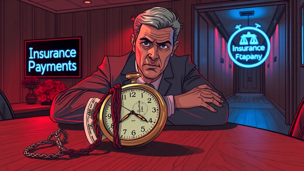 보험금 지급 지연 원인과 대처법 (illustration 스타일)