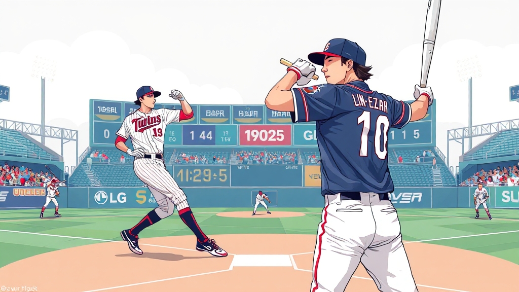 양 팀 전력 비교, 승리 예측 (illustration 스타일)