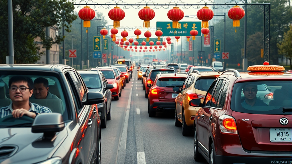 주요 고속도로 정체 구간 및 현황 (realistic 스타일)