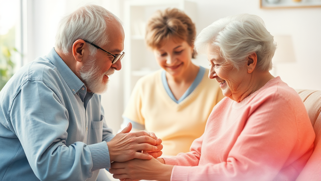 간병인 보험, 무엇을 보장하나요? (watercolor 스타일)