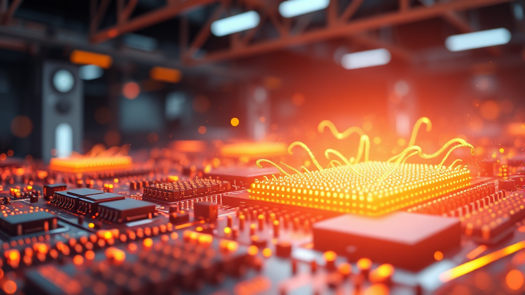 AI 반도체 시장의 미래: '추론' 시장의 중요성과 새로운 기회 (realistic 스타일)