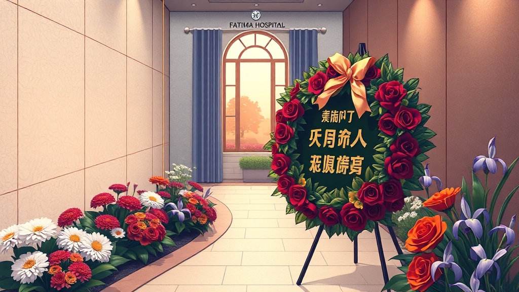 화환 배달 서비스 핵심 요약 (illustration 스타일)