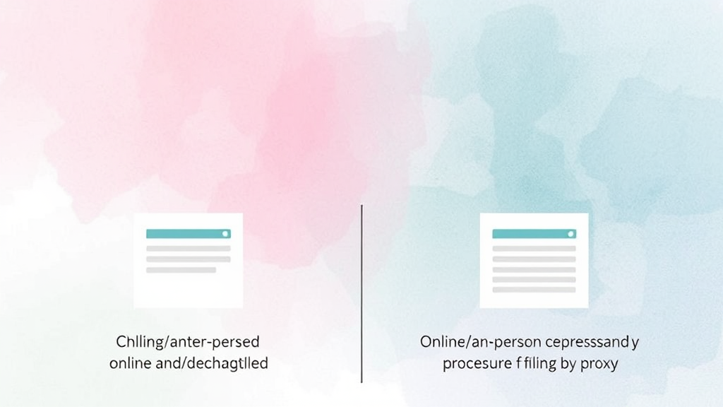 전입신고, 세대주 확인 및 대리인 신고 가능할까? (watercolor 스타일)