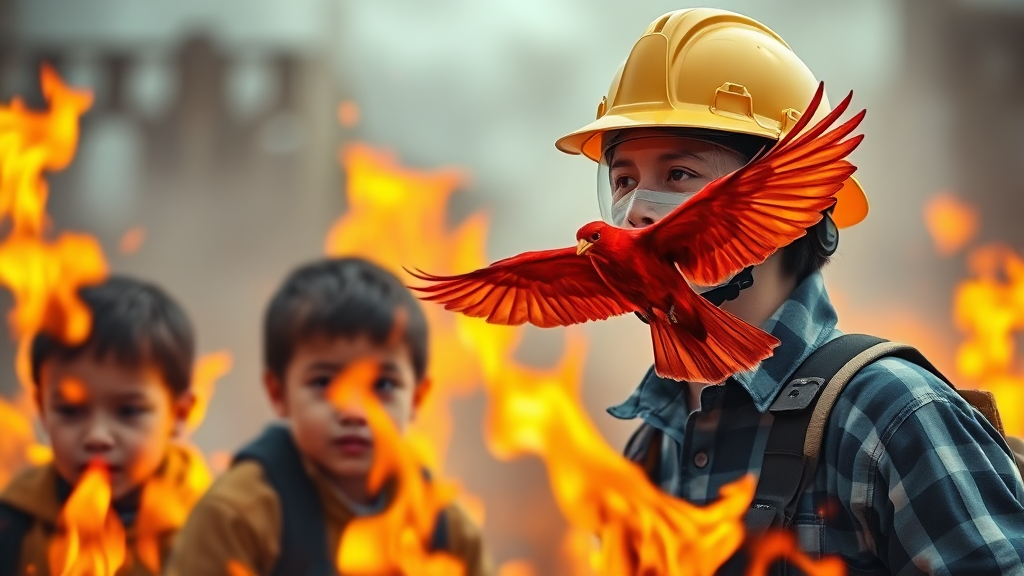 소방안전관리자 3급 자격증 취득, 그 이상의 가치 (realistic 스타일)