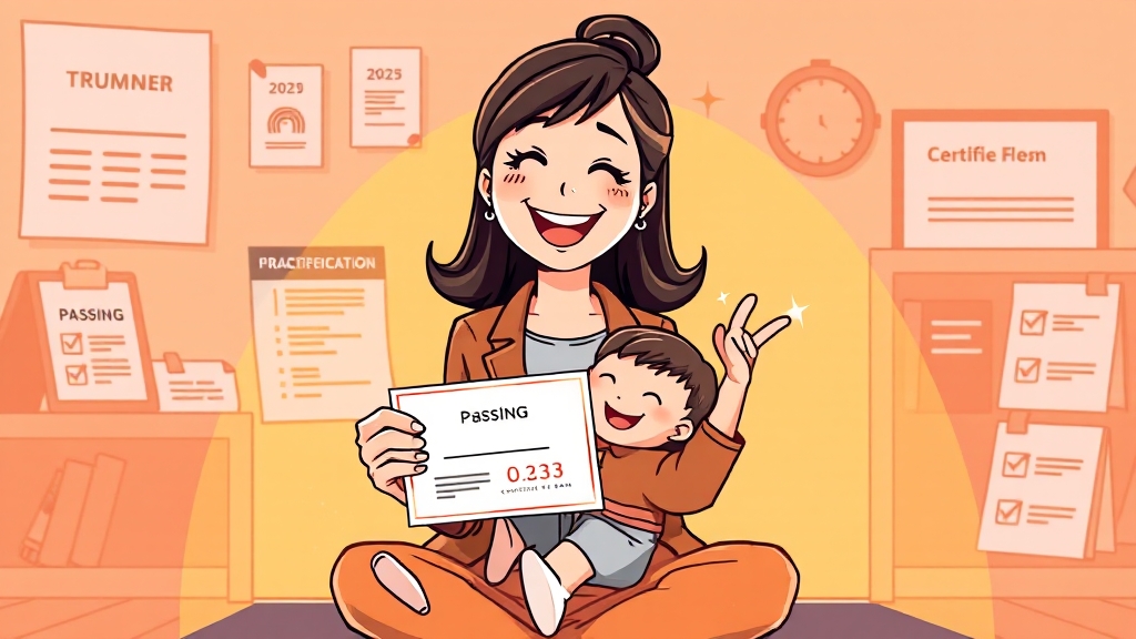 자격증, 어떻게 딸까요? (cartoon 스타일)