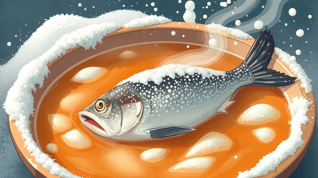 황태 분말, 무엇일까요? (illustration 스타일)