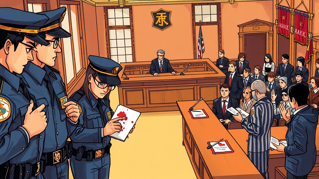 사건 신고 및 초기 대응 (cartoon 스타일)