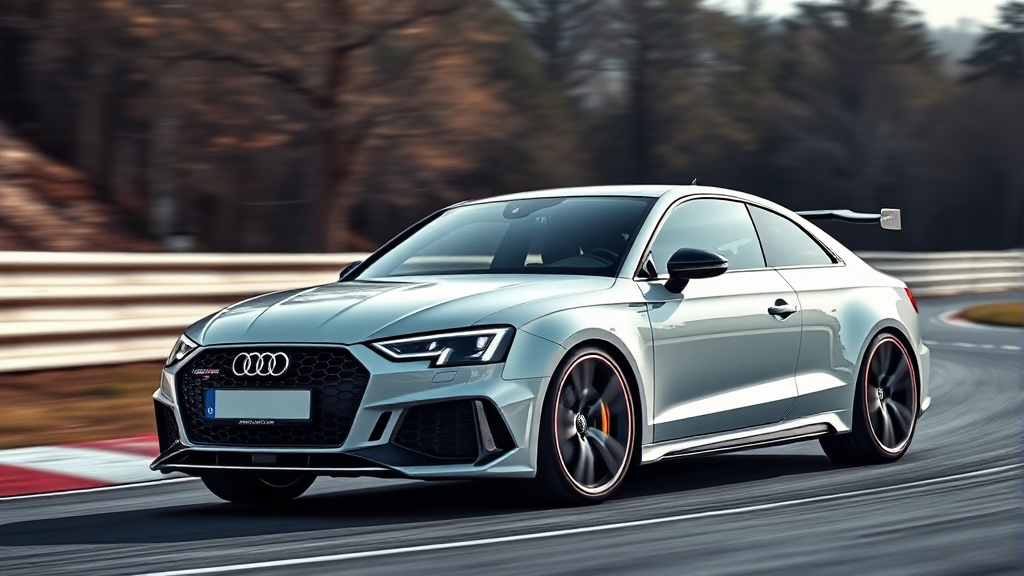 RS3 주행 성능: 핸들링 (realistic 스타일)