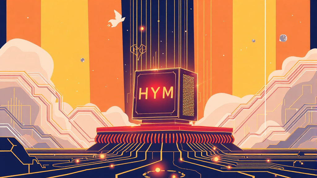 AI 시대, HBM의 중요성과 SK하이닉스의 수익성 개선 (illustration 스타일)