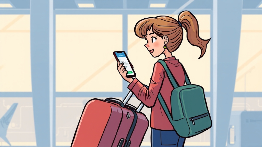 LCC 예약 시 주의사항 (cartoon 스타일)