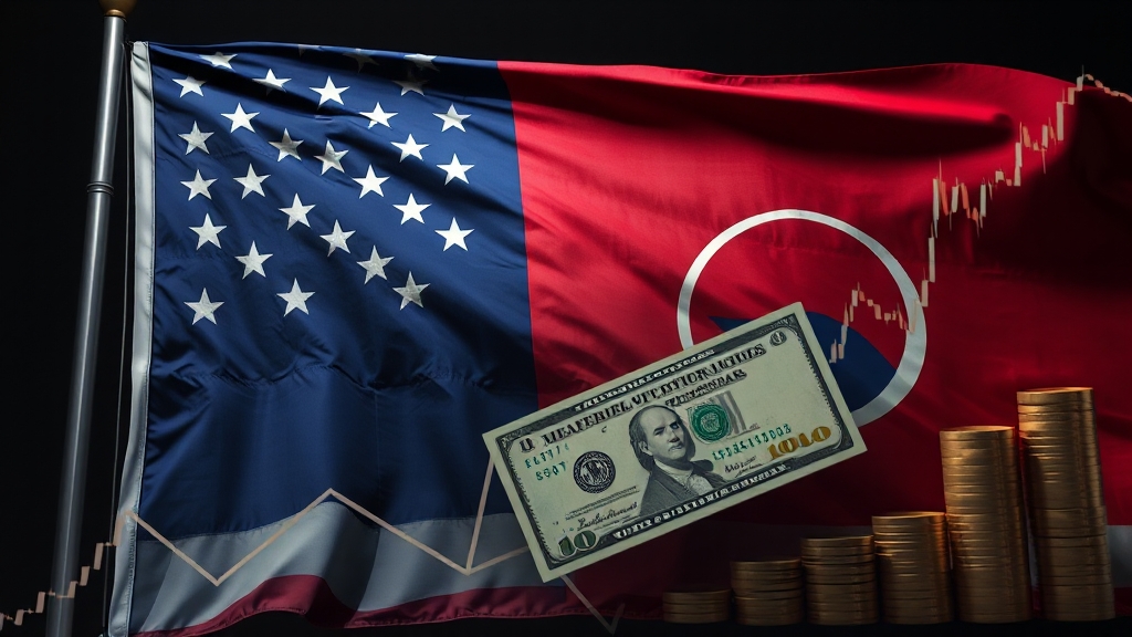 셧다운, 경제 및 금융 시장 영향 (realistic 스타일)