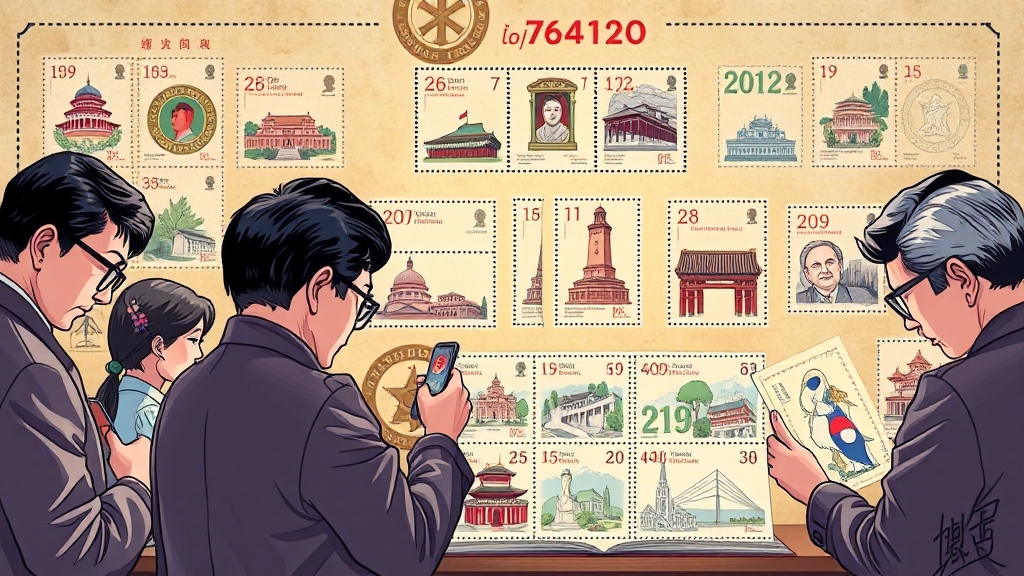 우표 종류, 가격은? (illustration 스타일)