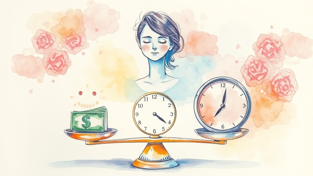 조기 수령 vs 연기 수령 (watercolor 스타일)