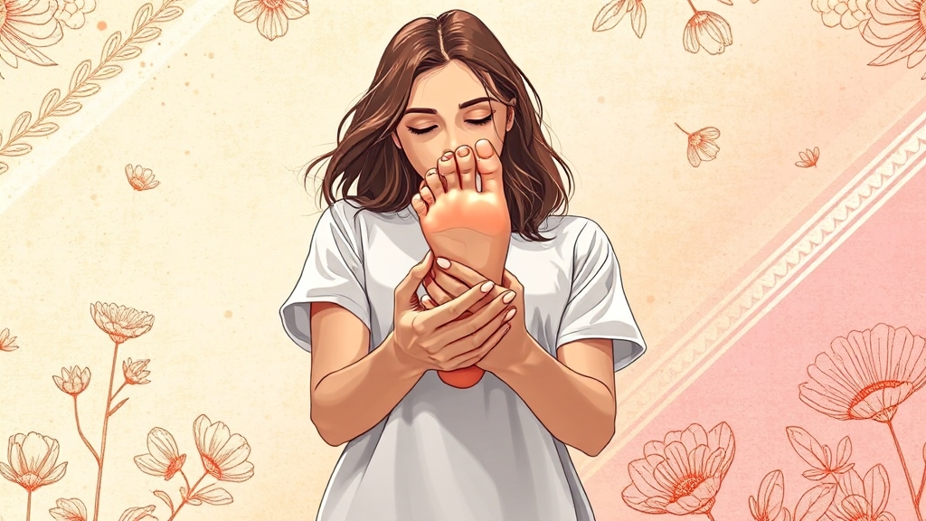 족저근막염, 이제 안녕! (illustration 스타일)