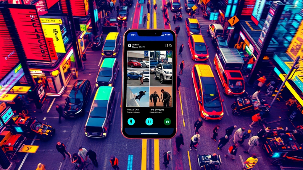 모바일 앱 간편 접수 (popart 스타일)