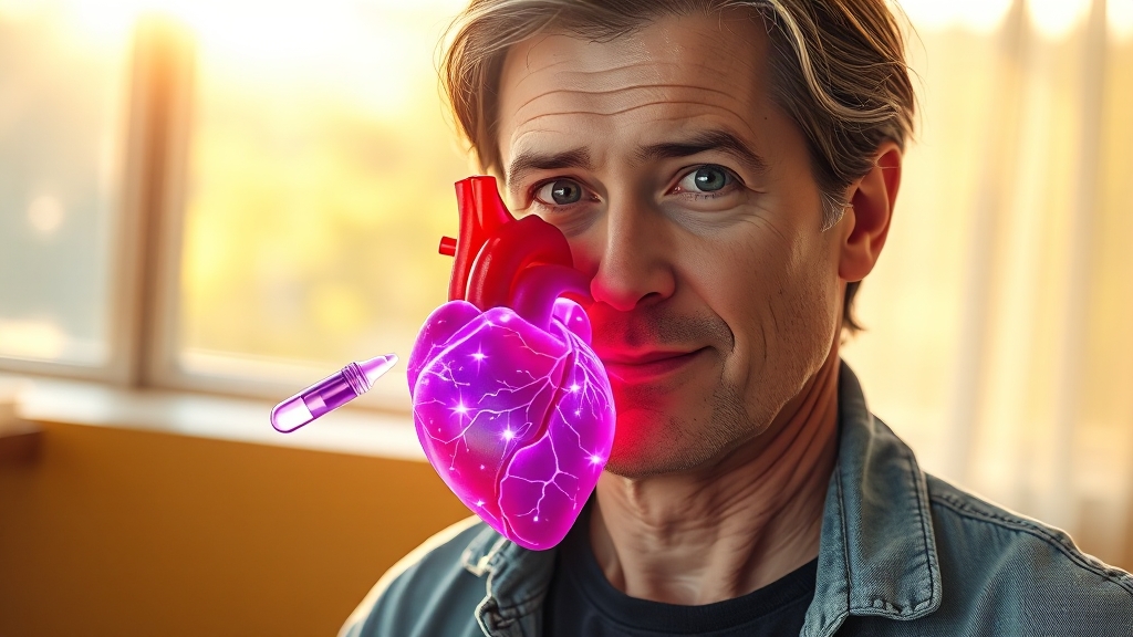 코큐텐 섭취 필요성 (realistic 스타일)