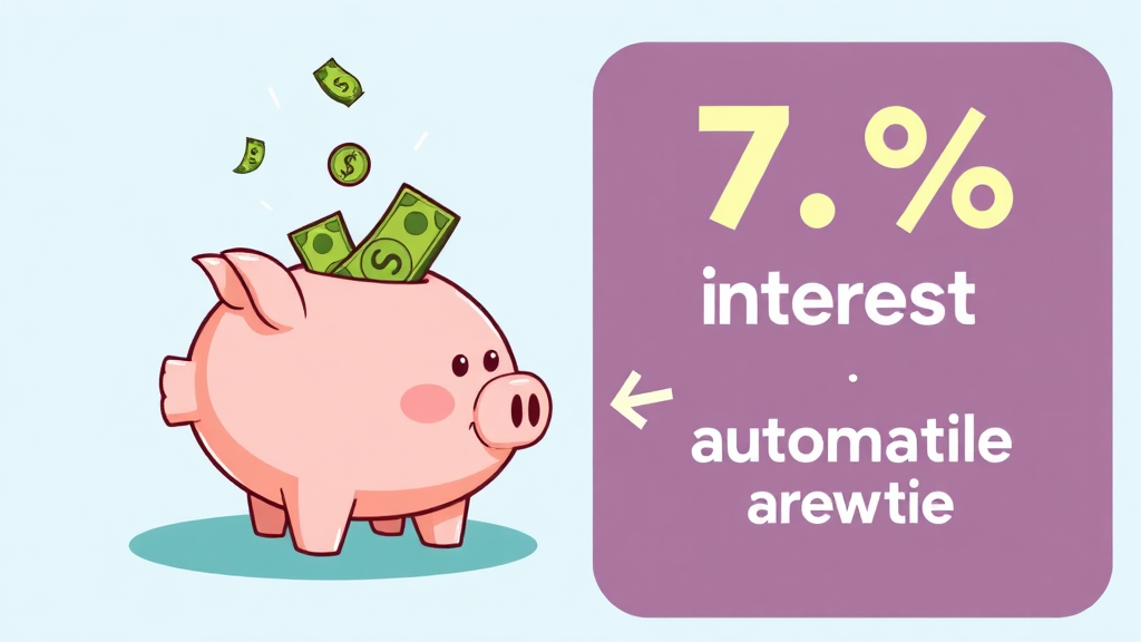 금리 정보: 기본 & 우대 금리 (cartoon 스타일)