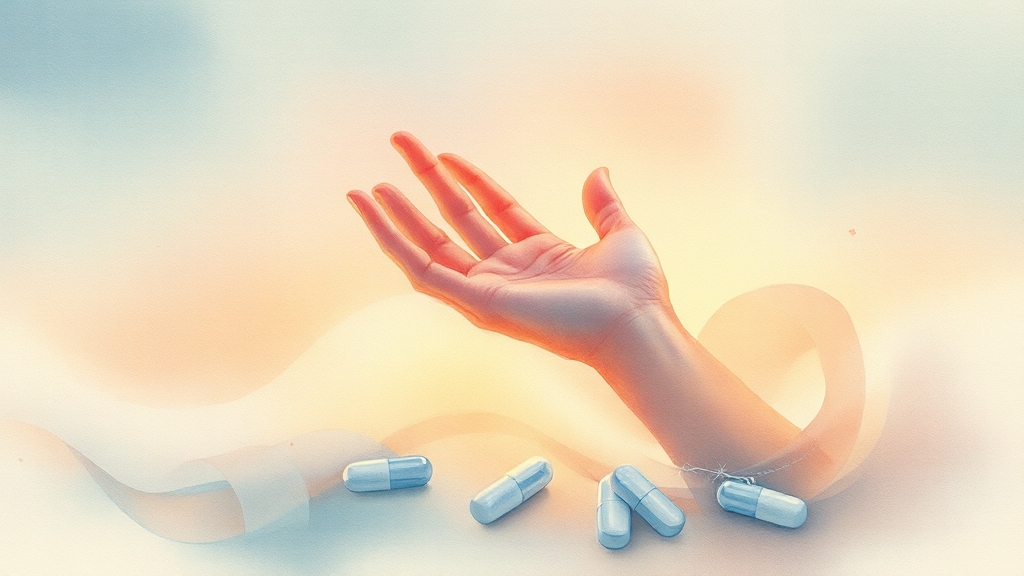 공황장애 진단 및 치료법 (watercolor 스타일)