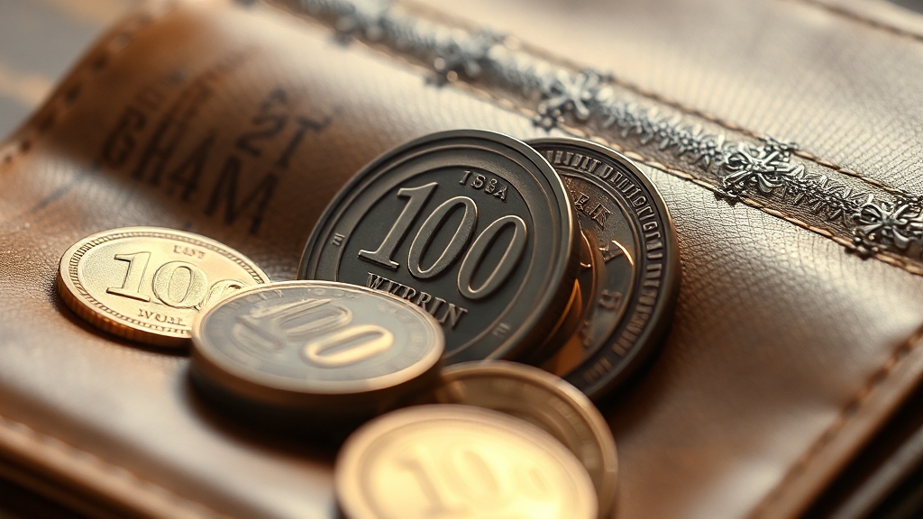 100원 희귀 동전이란? (realistic 스타일)