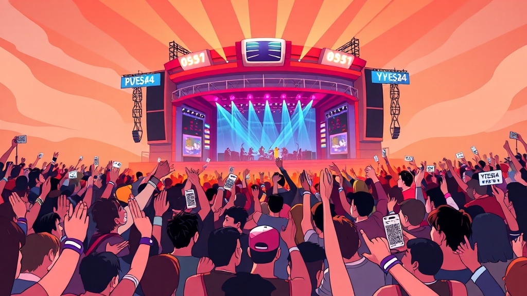 티켓 예매, 이렇게 하세요! (cartoon 스타일)