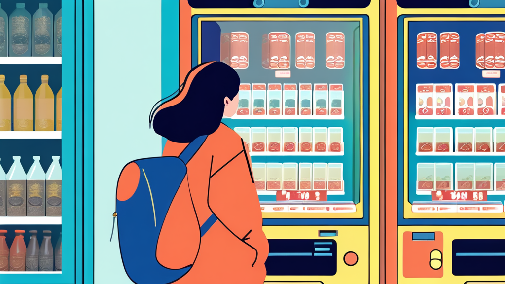 로또 명당 판매점, 어떻게 찾을까? (illustration 스타일)