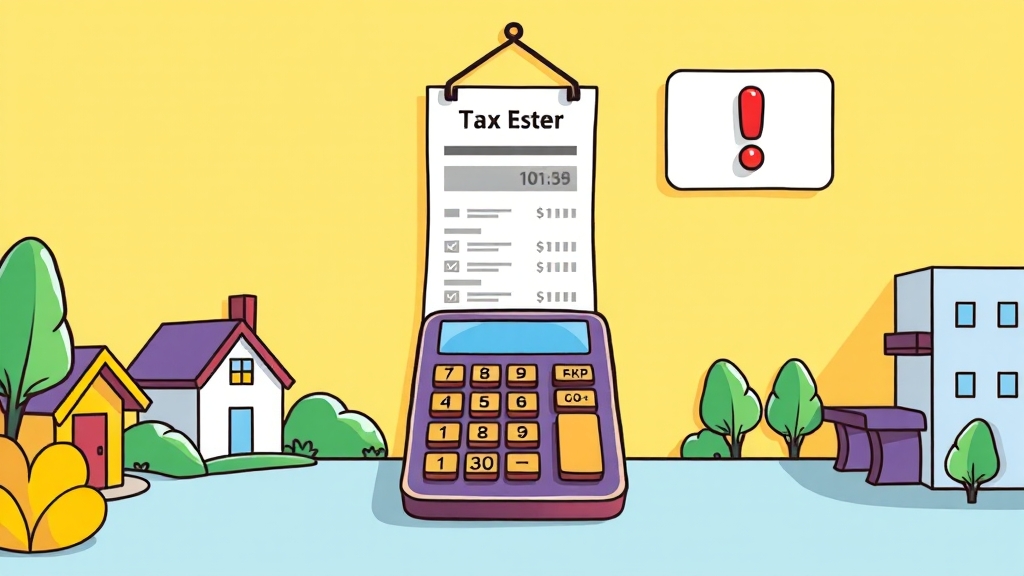 재산세 납부 의무 및 기간 (cartoon 스타일)