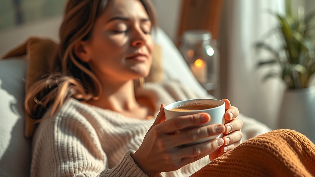 독감 후 회복, 어떻게 해야 할까요? (realistic 스타일)