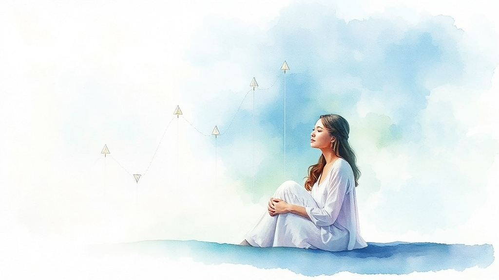 신용점수란 무엇일까요? (watercolor 스타일)