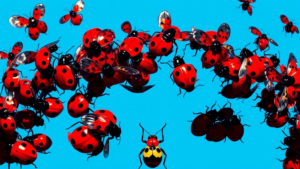 러브버그, 알고 보면 익충? (popart 스타일)