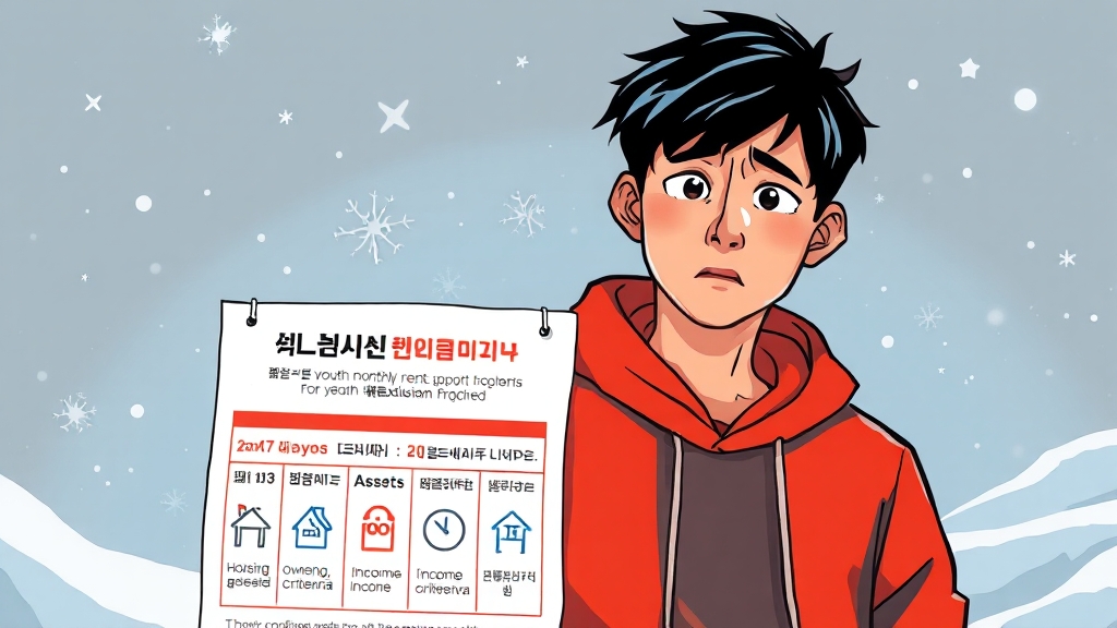 신청할 수 없는 경우, 확인! (cartoon 스타일)