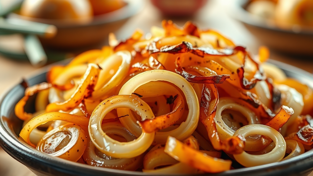 혈관 건강, 구운 양파가 답! (realistic 스타일)