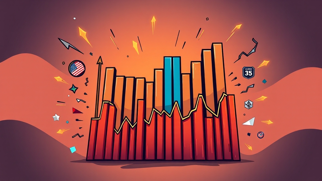 미국 국채 금리 결정 요인 분석 (cartoon 스타일)
