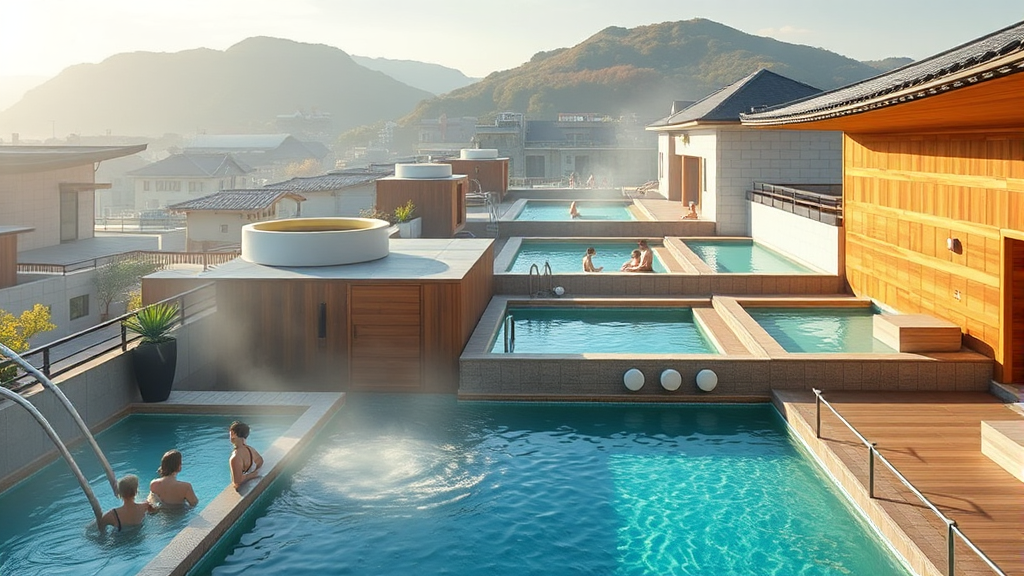 힐링 명소, 인천조탕 (realistic 스타일)