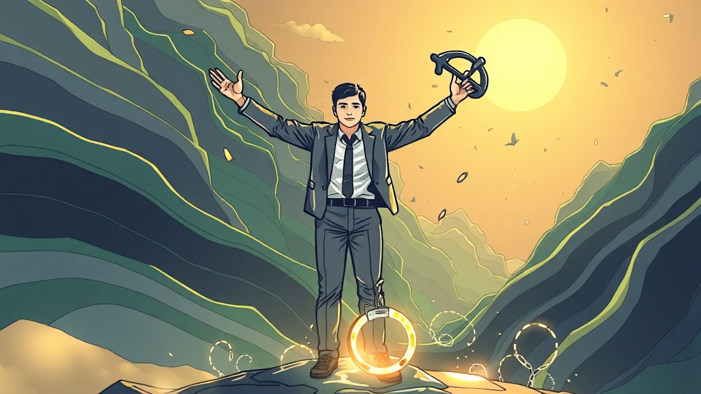 대환대출 및 채무 조정 (illustration 스타일)