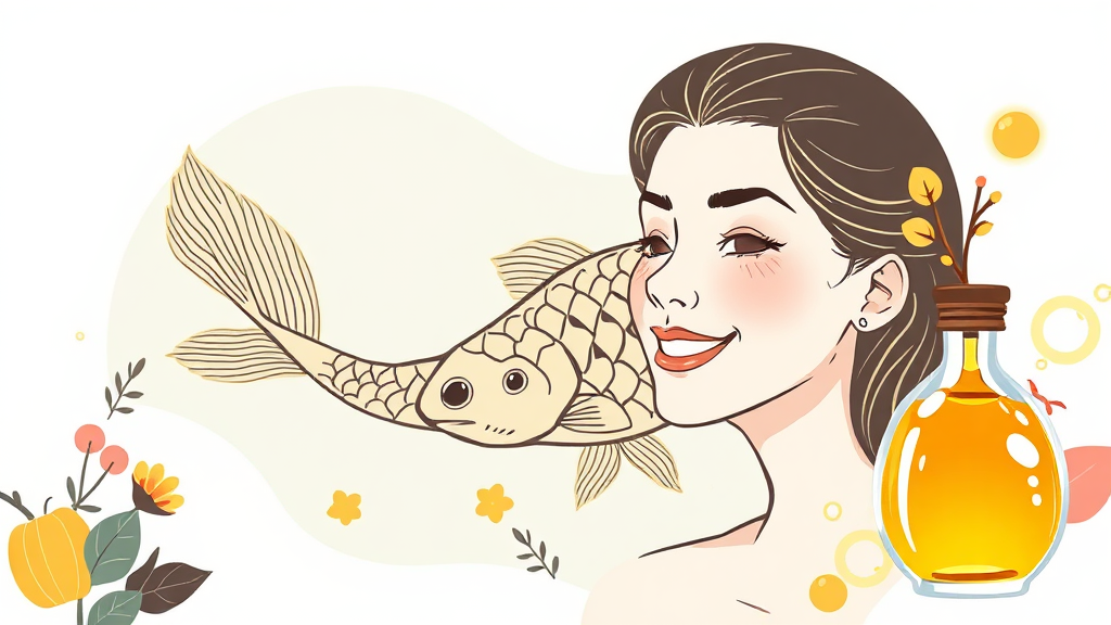붕어 액기스, 무엇일까요? (illustration 스타일)