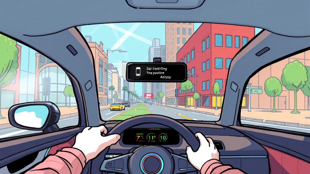 AI 기반 내비게이션 기능 (cartoon 스타일)