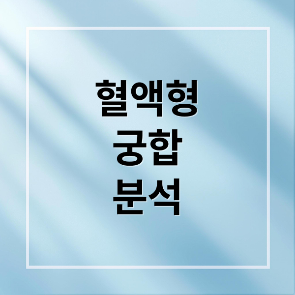 혈액형
궁합
분석 (혈액형 궁합)