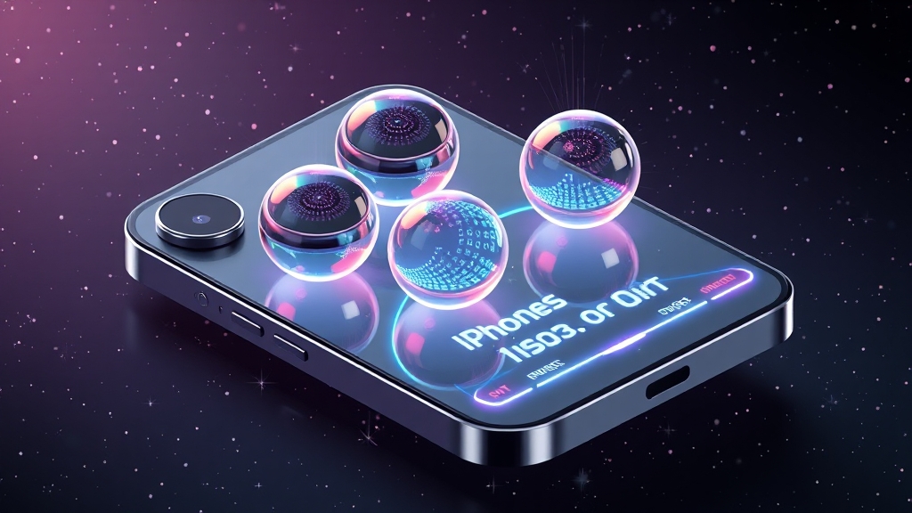 아이폰17, 어떤 신기능이 추가될까? (illustration 스타일)