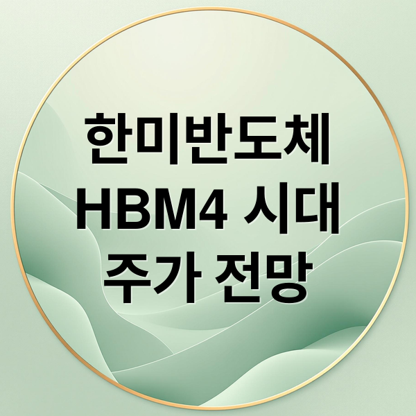 한미반도체
HBM4 시대
주가 전망 (한미반도체 주가 전망 HBM4)