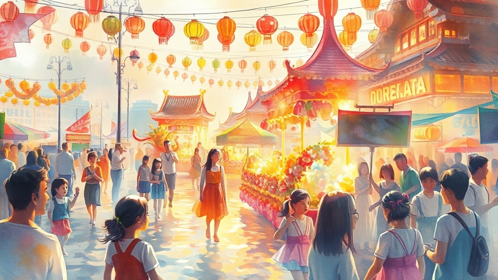 축제 완벽 정보, 이것만 기억하세요! (watercolor 스타일)