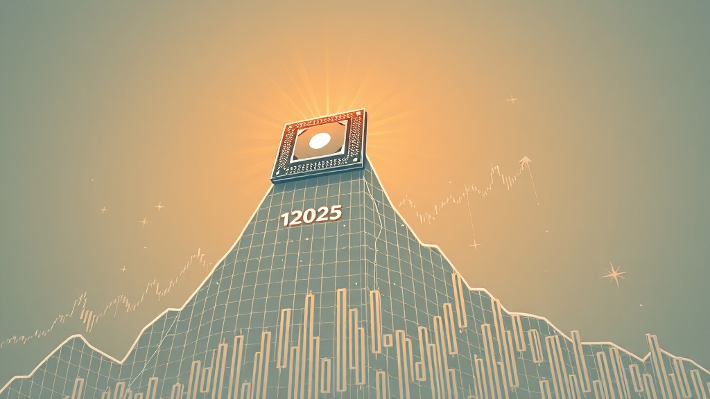 2025년 주가 전망과 성장 동력 (illustration 스타일)