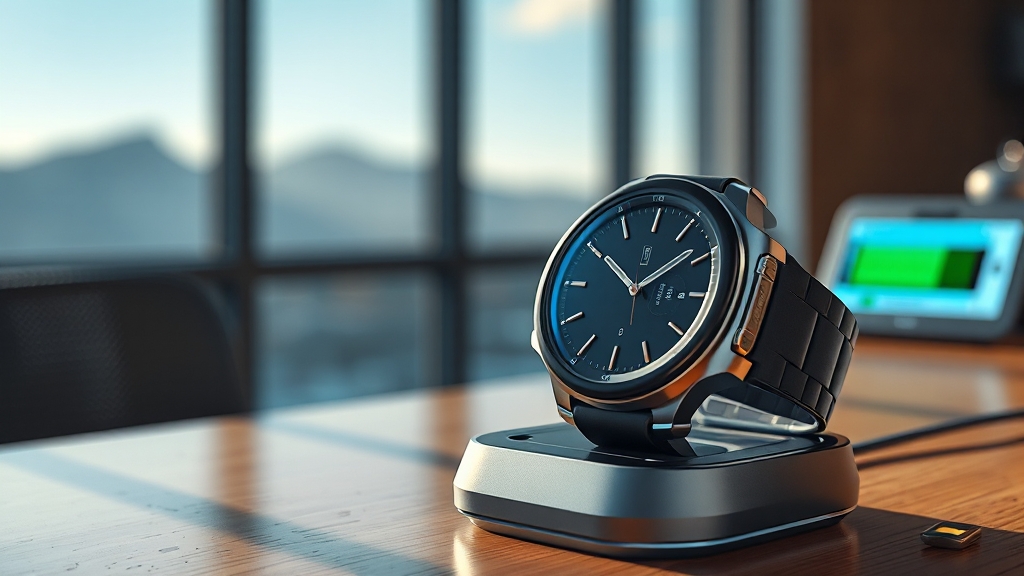 배터리 성능 및 충전 효율 (realistic 스타일)