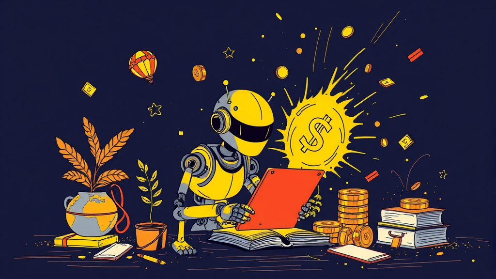 AI 그림/글쓰기 부업, 수익 창출 방법은? (illustration 스타일)