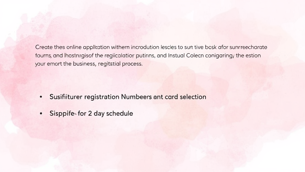 신청 방법 및 절차, 놓치지 말아야 할 일정 (watercolor 스타일)