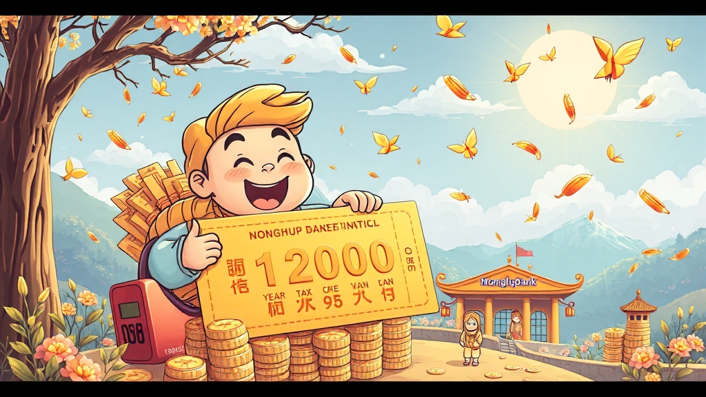 당첨금 수령 절차 및 유의사항 (illustration 스타일)