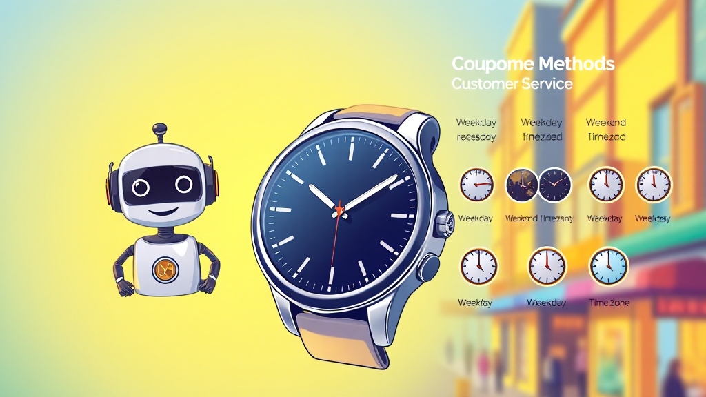 운영시간 및 주말 운영 정보 (illustration 스타일)