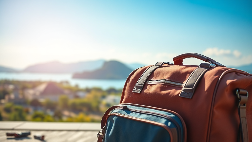 해외여행보험, 이것만은 꼭 확인하세요! (realistic 스타일)