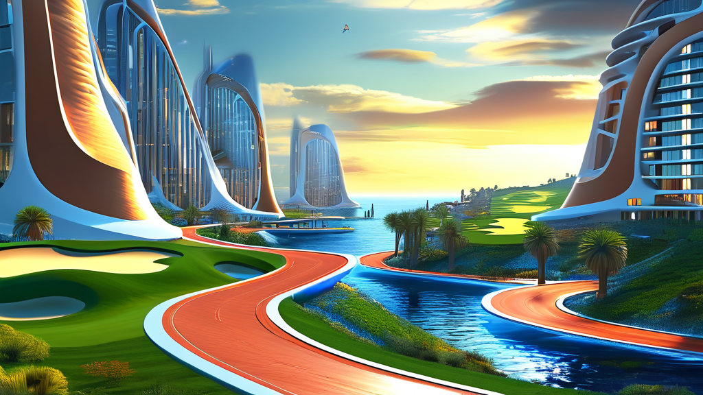 AI의 무한한 잠재력: 기대되는 미래의 모습 (realistic 스타일)